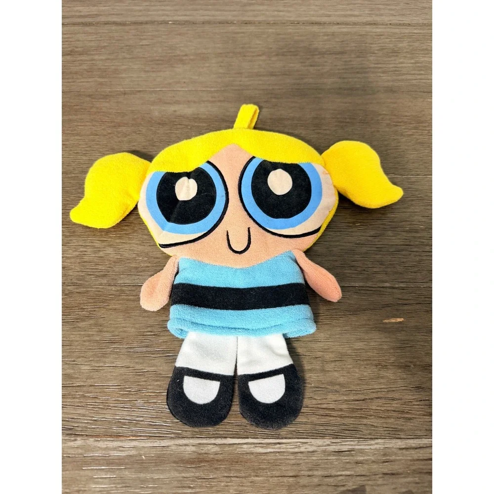 Vintage 2000 Powerpuff Girls Bubbles Bath Mitt‎ Washcloth Plush